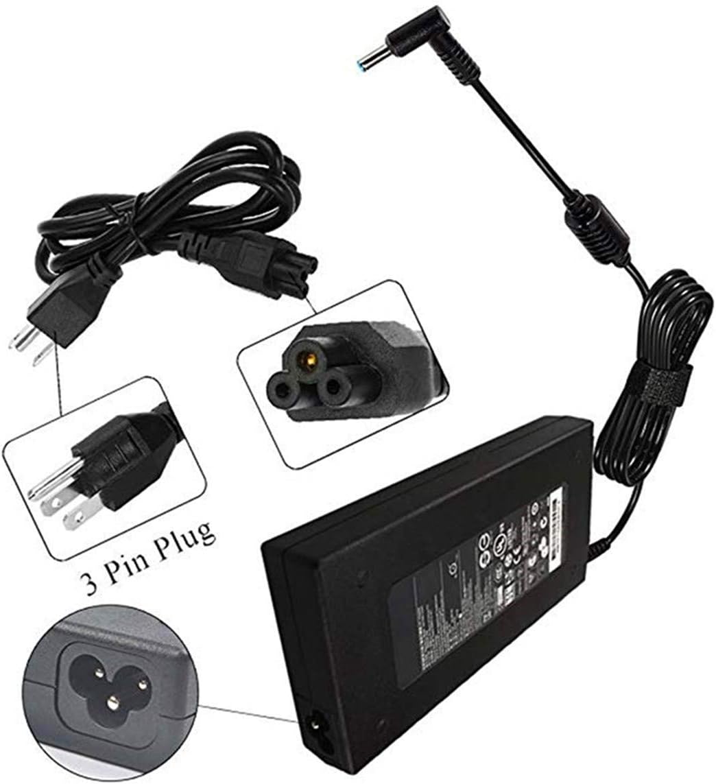 120W AC Adapter Fit for HP ZBook Studio 15 G3 G4 G5 G6 710415-001 L41856-001 TPN-CA11 TPN-DA09 L32661-001 Laptop Charger, HP Dock G5 5TW10UT 5TW10AA Power Supply