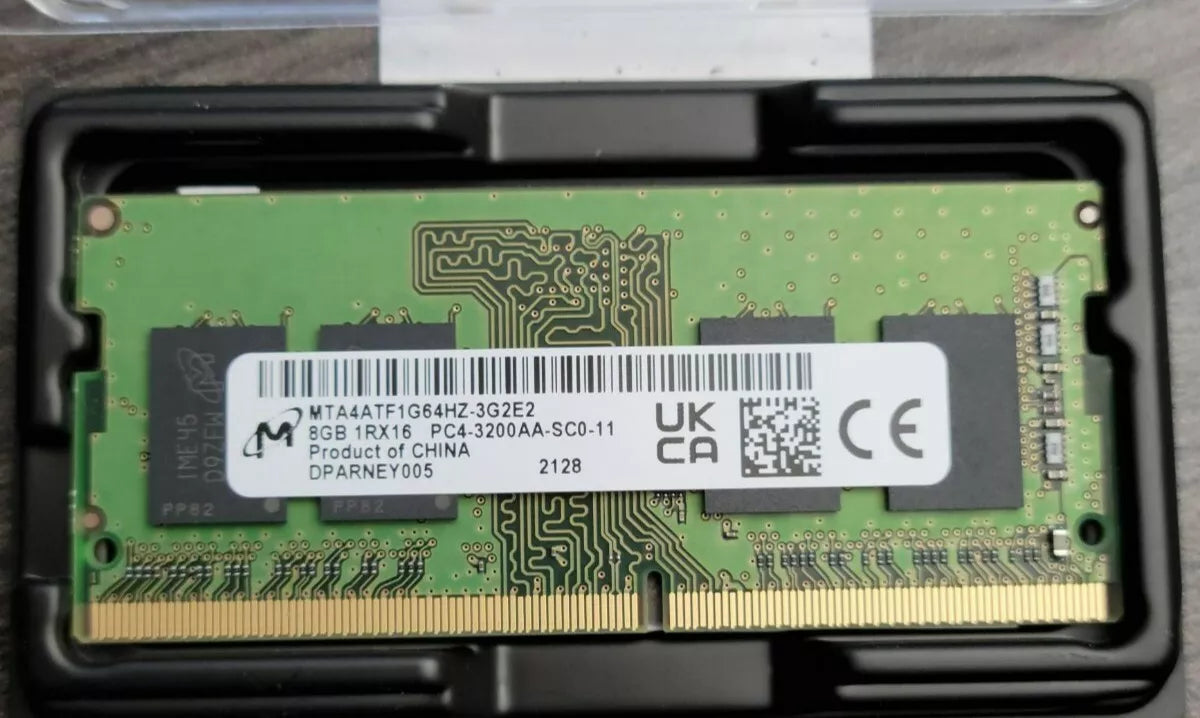 MTA4ATF1G64HZ-3G2E2 - 8GB PC4-3200AA-SC0-11 நினைவக தொகுதி - புதுப்பிக்கப்பட்டது