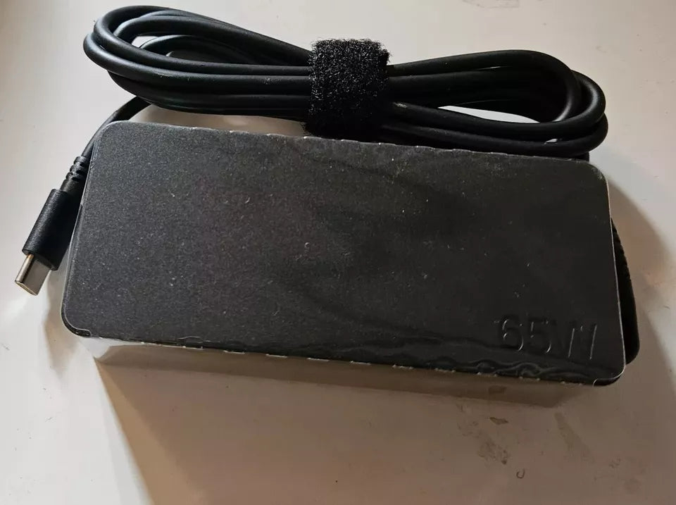 Lenovo ADLX65YCC3A 20V 3.2A -65W USB Type-C Charger Adapter - Black