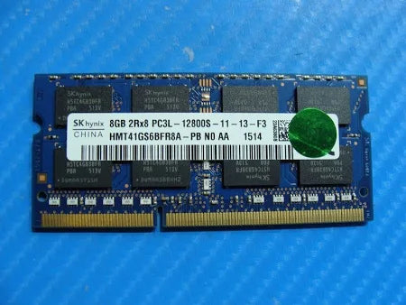 SK Hynix 8GB 2Rx8 PC3L-12800S மெமரி ரேம் SO-DIMM HMT41GS6BFR8A-PB- புதுப்பிக்கப்பட்டது