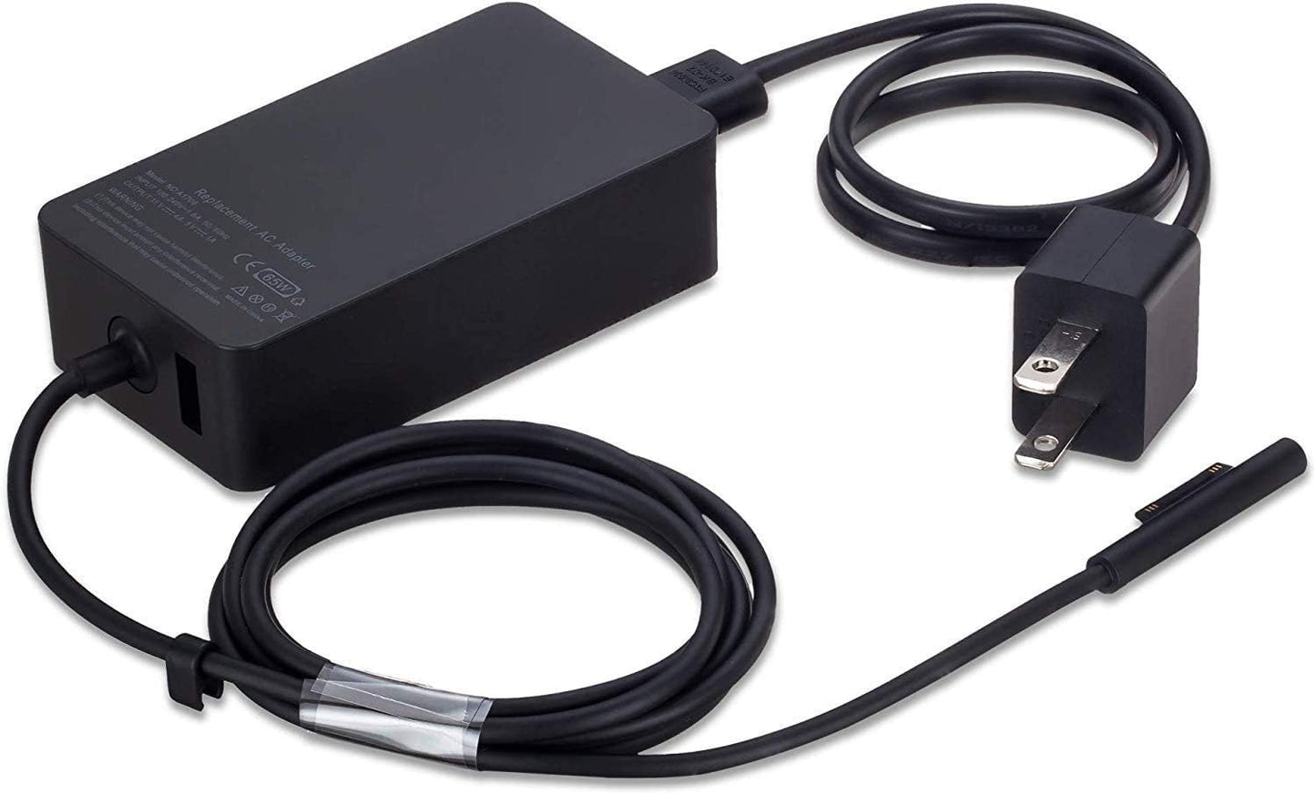 Surface Pro Charger Surface Laptop Charger 65W, for Surface Pro 9/8/7/6/5/4/3/X Surface- Go 3/2/1 Surface Laptop 5/4/3/2/1 Surface Book 3/2/1 Microsoft- Refurbished